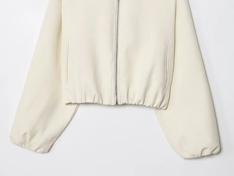 Chaqueta bomber con bolsillos