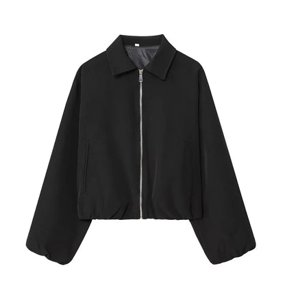 Chaqueta bomber con bolsillos