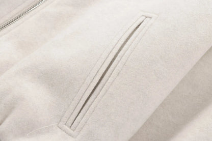 Chaqueta bomber con cremallera