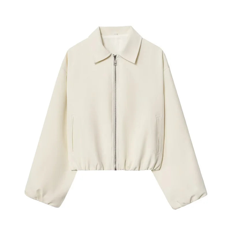 Chaqueta bomber con bolsillos