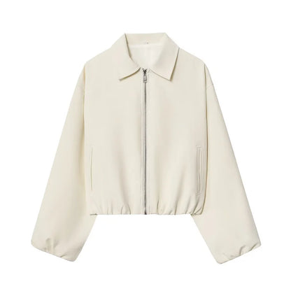 Chaqueta bomber con bolsillos