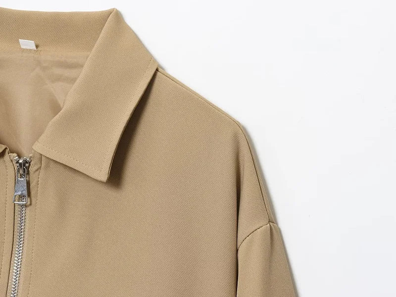Chaqueta bomber con bolsillos