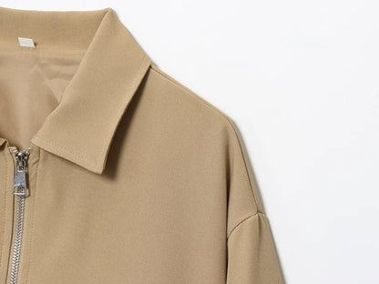 Chaqueta bomber con bolsillos