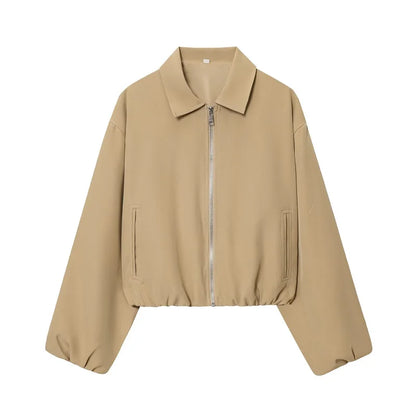 Chaqueta bomber con bolsillos