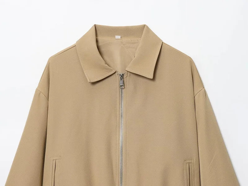 Chaqueta bomber con bolsillos