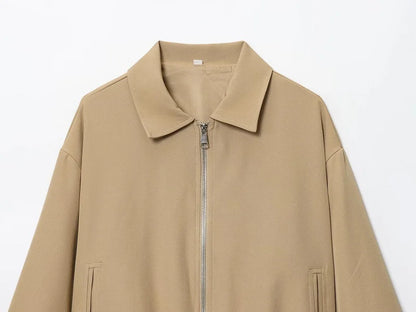 Chaqueta bomber con bolsillos