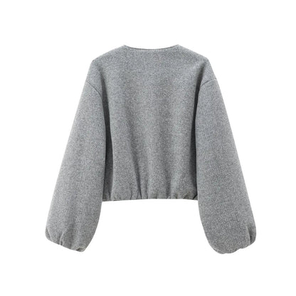Chaqueta bomber con cremallera