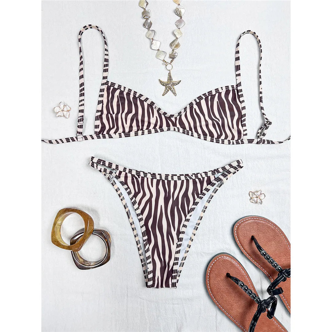 Bikini con estampado