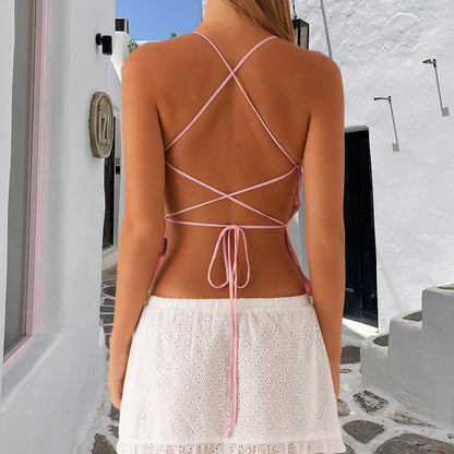 Top tirantes Sequin con escote V