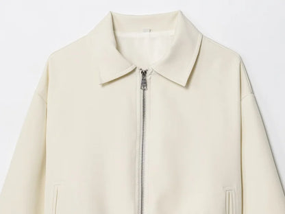 Chaqueta bomber con bolsillos